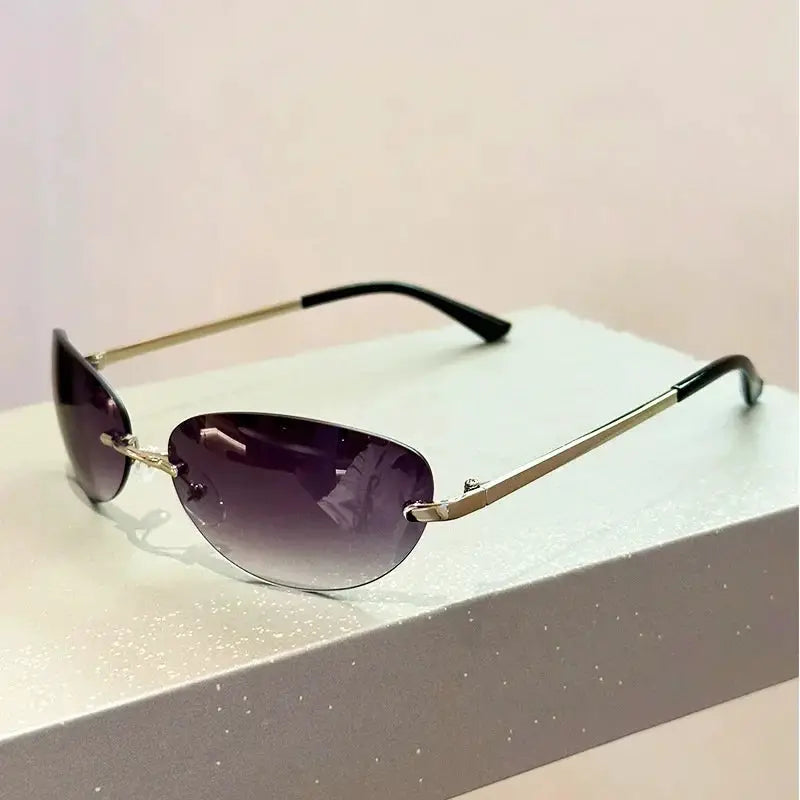 New Luxury Brand Designer Small Frame Cat Eye Sunglasses Women Vintage Fashion Sun Glasses Popular Punk Sexy Ladies Shades UV400 by All Mart Bristol Ltd