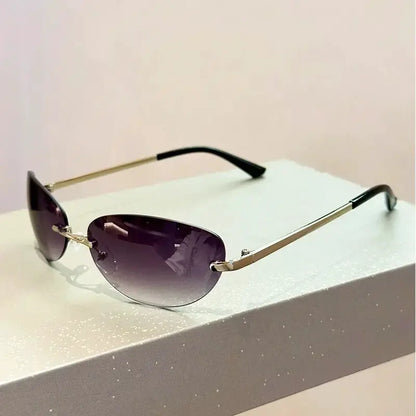 New Luxury Brand Designer Small Frame Cat Eye Sunglasses Women Vintage Fashion Sun Glasses Popular Punk Sexy Ladies Shades UV400 by All Mart Bristol Ltd