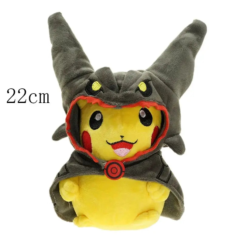 Cos Eevee Pikachu Cosplay Plush Toy Charizard Peluche Snorlax Garchomp Tyranitar Hydreigon Stuffed Animal Doll Plushies Toy Gift by All Mart Bristol Ltd
