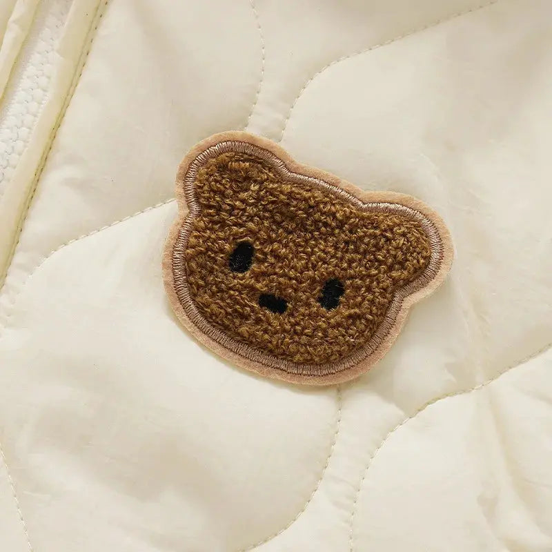 Winter Baby Outwear Clothing Fur Lining Warm Toddler Girl's Boy's Rompers Cartoon Bear Infant Jumpsuit by All Mart Bristol Ltd