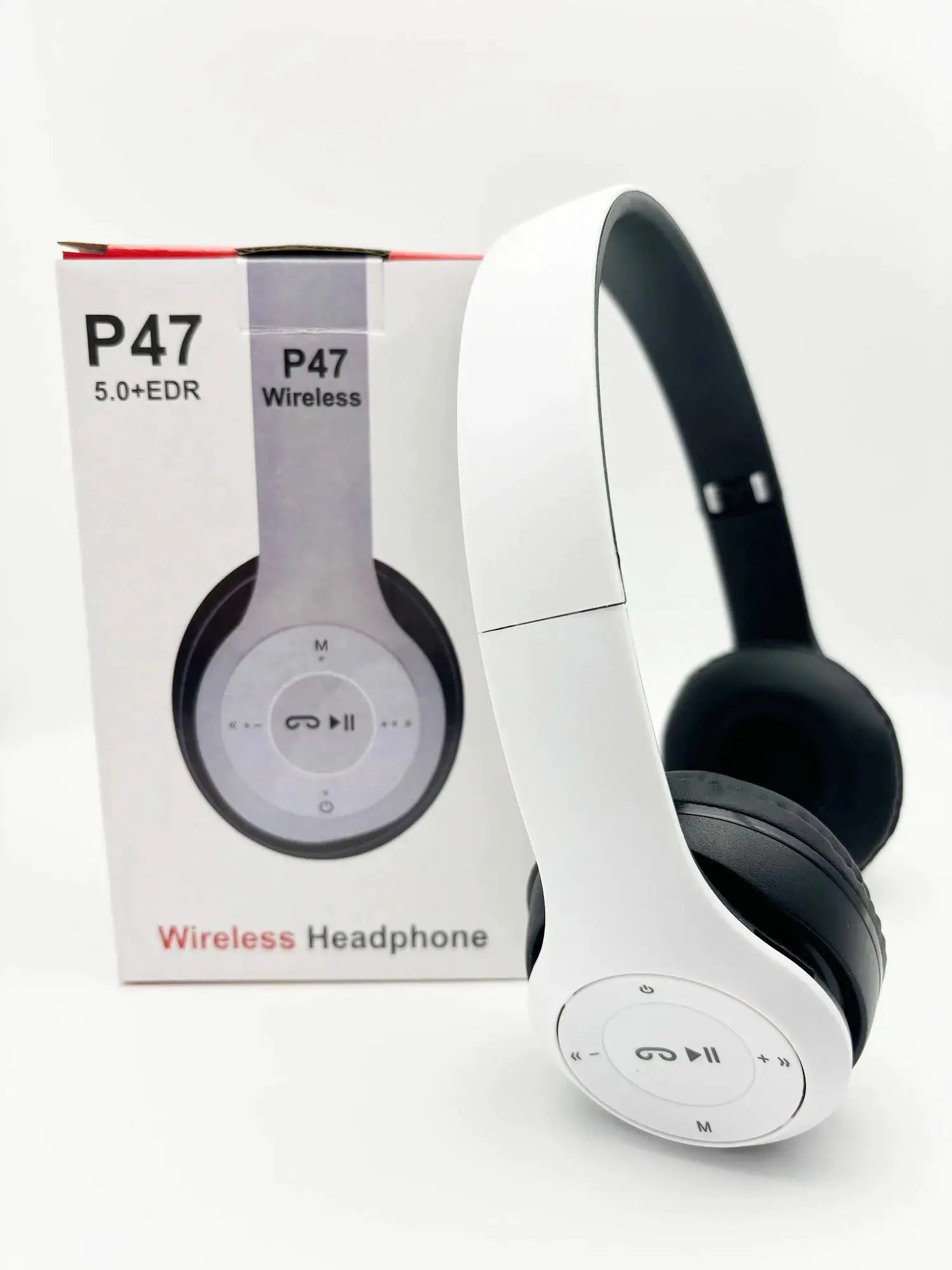 Stereo P47 Headset 5.0 Bluetooth Headset Folding Series Wireless Sports Game Headset for iPhone XiaoMi by All Mart Bristol Ltd