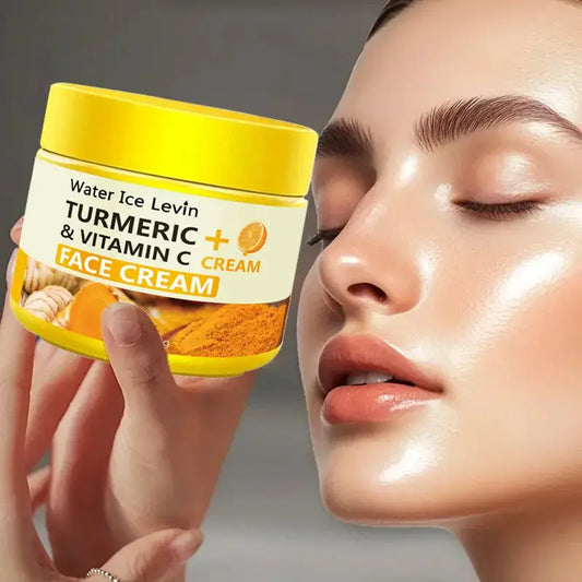 Turmeric Vitamin C Anti-Aging Cream Moisturizing Anti-Wrinkle Collagen Hyaluronic Acid Cream Skin Care Cosmetics 50g by All Mart Bristol Ltd