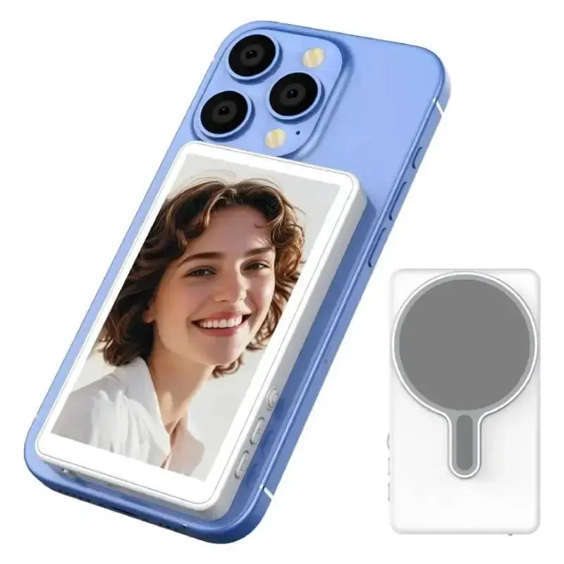 Magnetic Cell Phone Vlog Self Timer Monitor Screen Using Rear Camera Monitor For Live Streaming Creating Content Self-Timer by All Mart Bristol Ltd