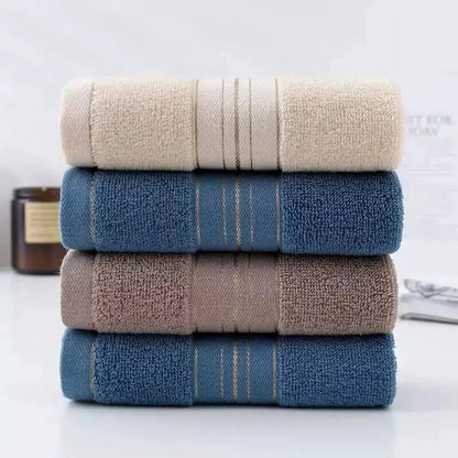 1 Thick Cotton Bathroom Face Towel for Household Couples 75x35cm by All Mart Bristol Ltd