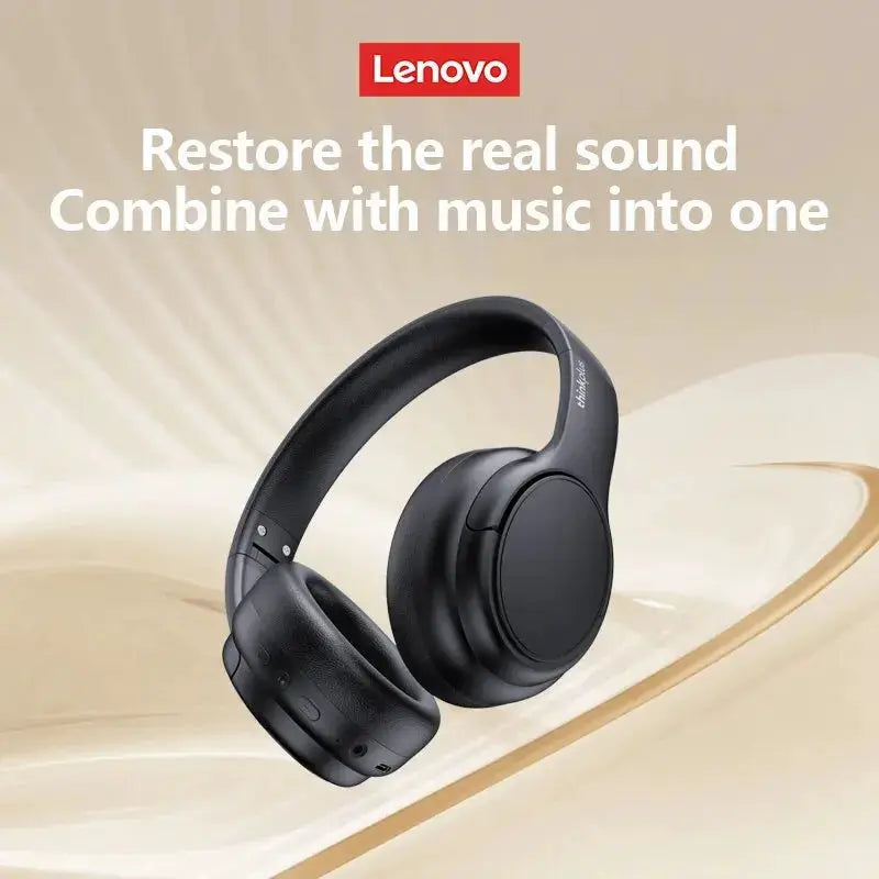 Original Lenovo TH20 Wireless Bluetooth 5.3 Headphones Dual Mode Headset Foldable Sport Headphone Music Headset Gaming Earphone by All Mart Bristol Ltd