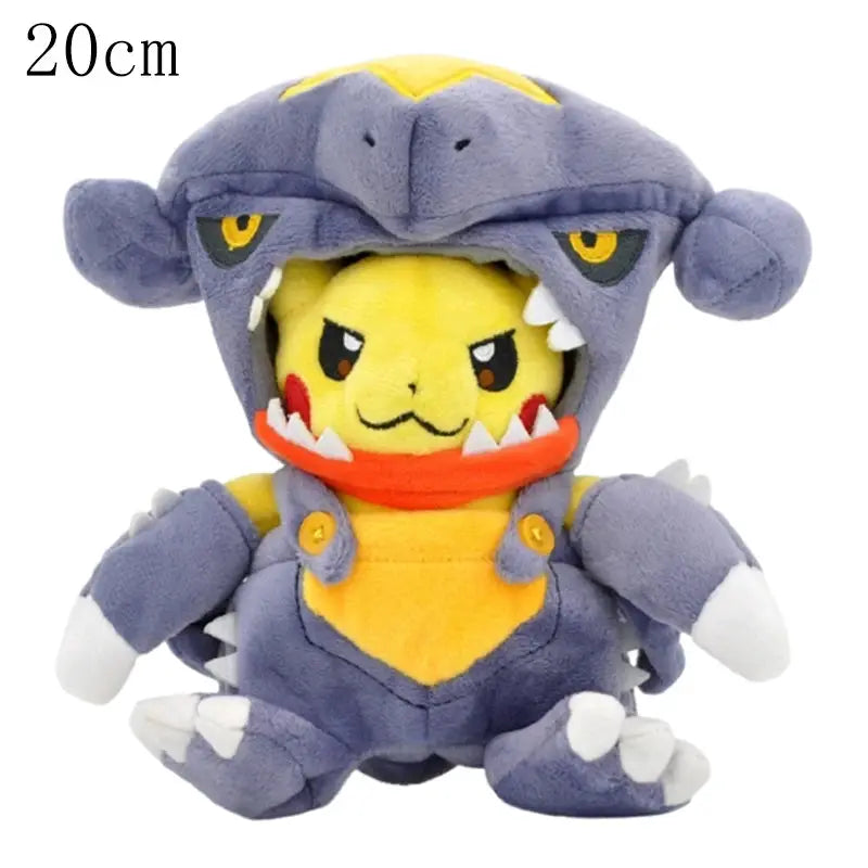 Cos Eevee Pikachu Cosplay Plush Toy Charizard Peluche Snorlax Garchomp Tyranitar Hydreigon Stuffed Animal Doll Plushies Toy Gift by All Mart Bristol Ltd