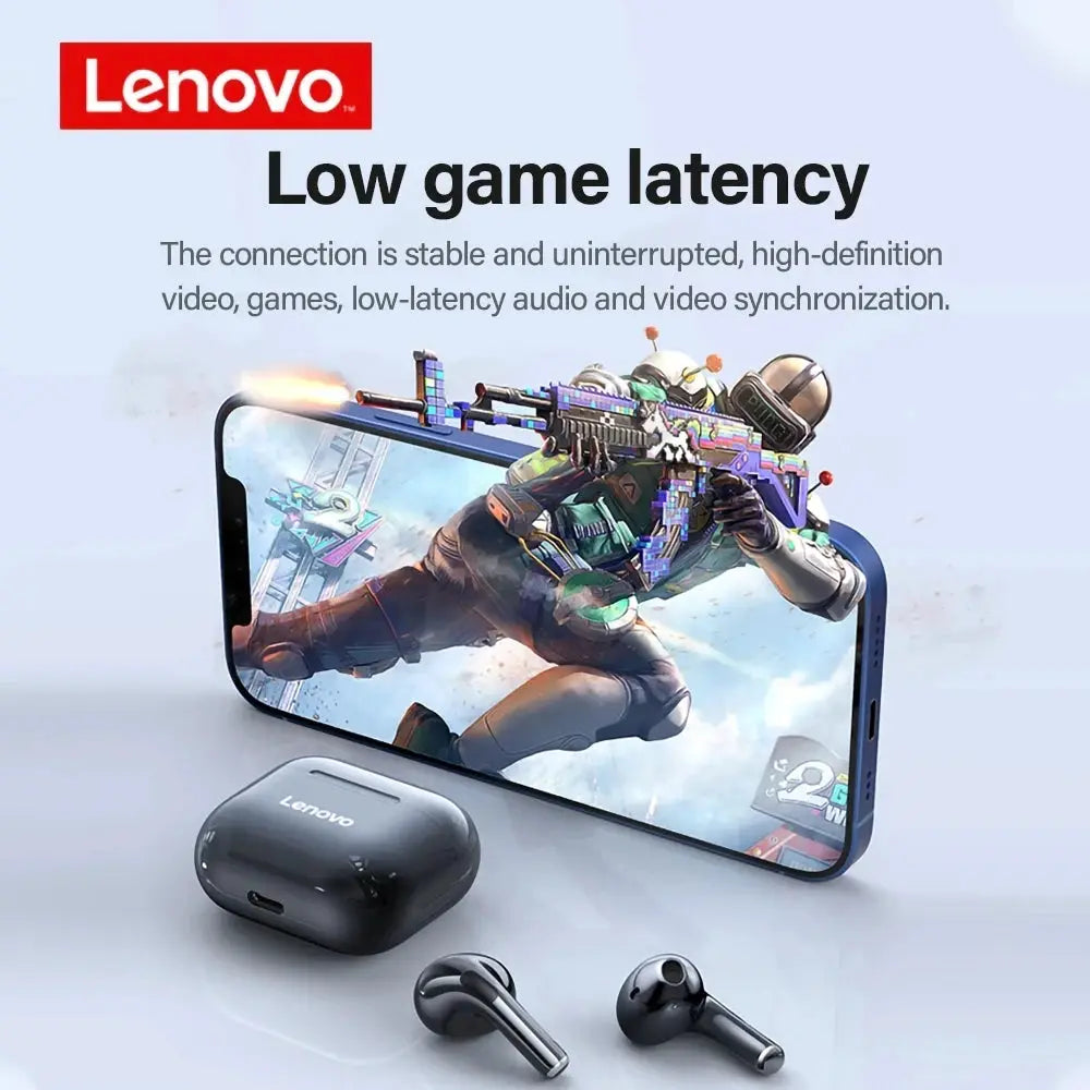 Original Lenovo LP40 wireless headphones TWS Bluetooth Earphones Touch Control Sport Headset Stereo Earbuds For Phone Android by All Mart Bristol Ltd