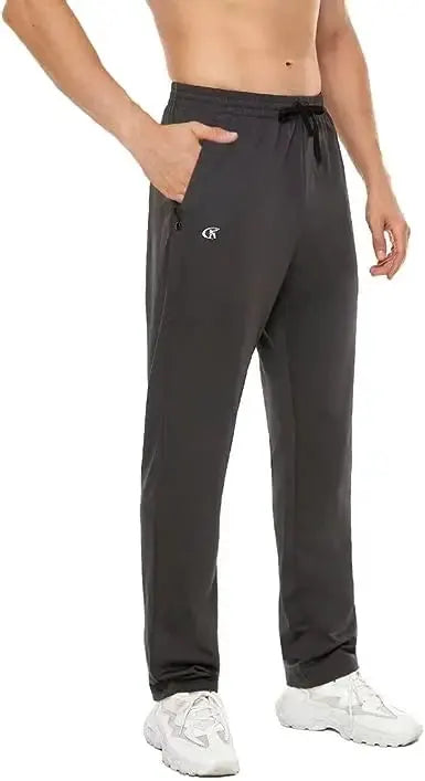 Men Sweatpants Running Sport Pants Drawstring Lightweight Solid Joggers Sport Streetwear Casual Breathable Trousers Tracksuit by All Mart Bristol Ltd