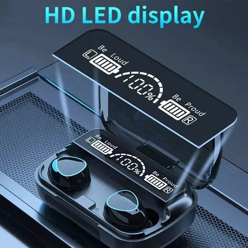 TWS Auriculares Bluetooth Wireless Headphones Sport With Microphone Fone De Ouvido In Ear Headset Gamer Earphones Power Bank by All Mart Bristol Ltd