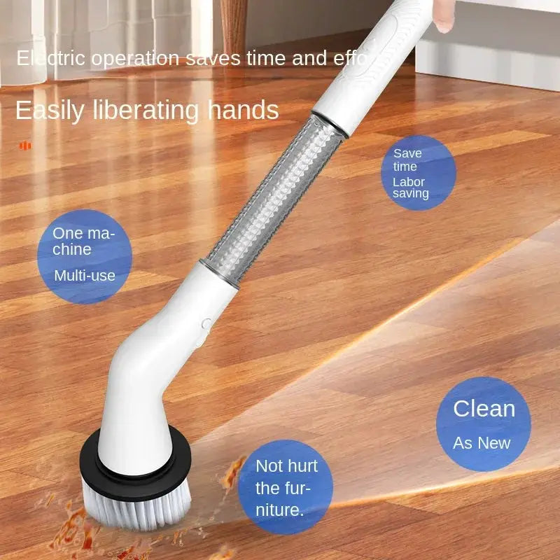 New Style Electric Cleaning Brush 5 in 1 Electric Multi-functional Home USB Automatic Cleaning Brush for Kitchen & Bathroom by All Mart Bristol Ltd