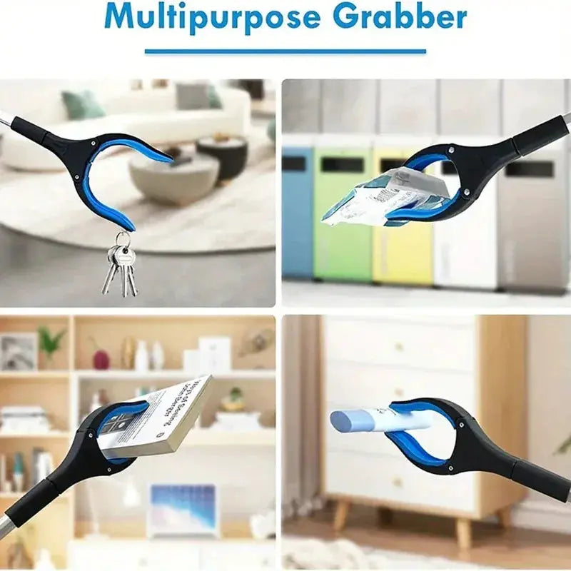 Foldable Gripper Extende Spring Grip Trash Pick Up Claw Mobility Aid Outdoor Indoor Portable Cleaning Tools for Elderly Home Use by All Mart Bristol Ltd