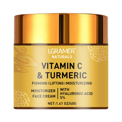 Turmeric Vitamin C Face cream Retinol Moisturizing Firming Hyaluronic Lightening Repairing Smooth Skincare Whitening Creams by All Mart Bristol Ltd
