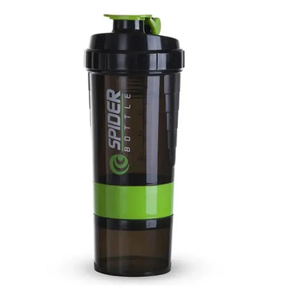 Shaker Bottle for Gym Protein Powder Cup 3 Layers Leak Proof Water Bottle for Gym Mixing Shake Bottle Outdoor Portable Drink Cup by All Mart Bristol Ltd