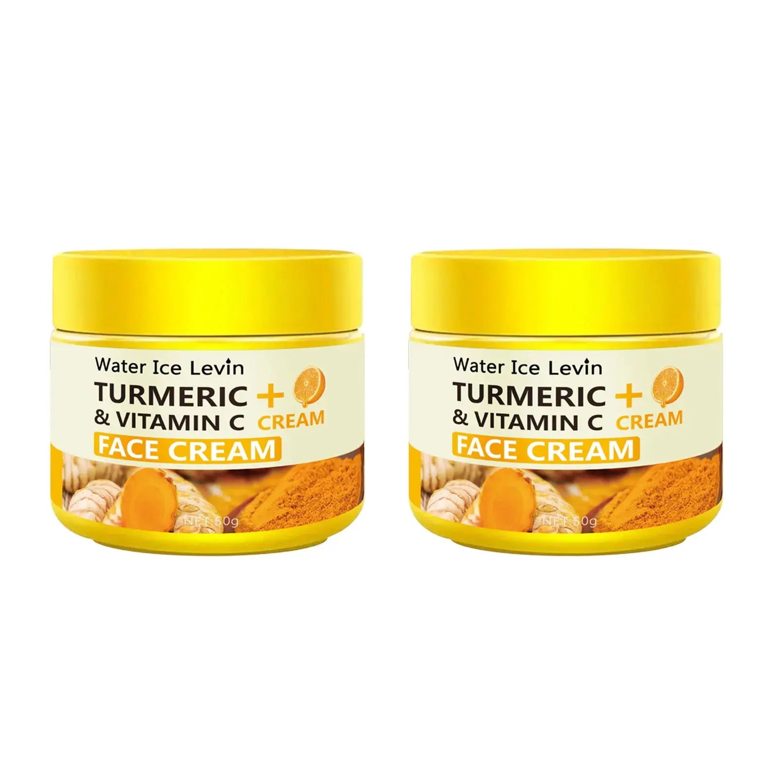 Turmeric Vitamin C Anti-Aging Cream Moisturizing Anti-Wrinkle Collagen Hyaluronic Acid Cream Skin Care Cosmetics 50g by All Mart Bristol Ltd