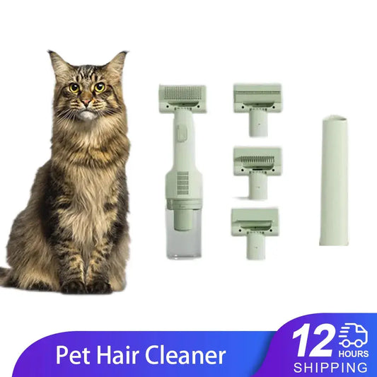 Cat Grooming Vacuum 5Brushes Pet Grooming Kit with 0.3L Hair Dust Cup Dog Vacuum Cleaner for Pets Cats Dogs Hair Vacuum Cleaner by All Mart Bristol Ltd