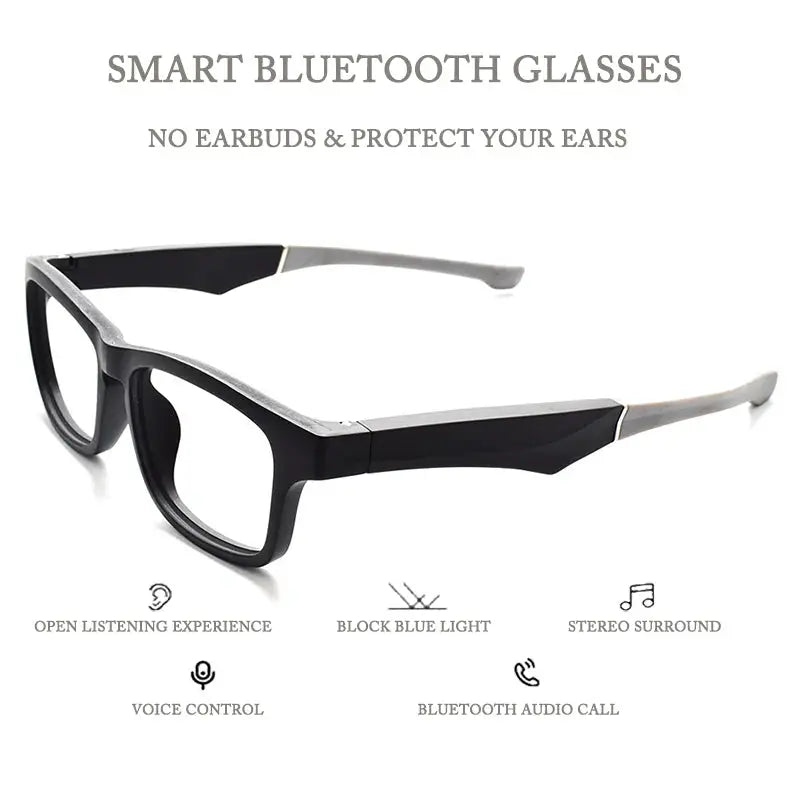 New Smart Glasses Wireless Bluetooth Hands-Free Calling Music Headphones With Microphone Motion Speaker Glasses Wireless Stereo by All Mart Bristol Ltd
