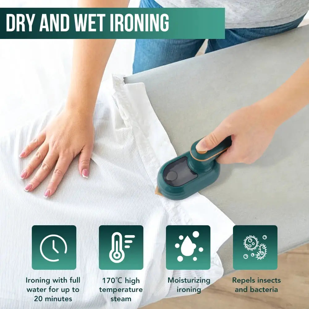Portable Handheld Garment Steamer for Travel and Home by All Mart Bristol Ltd