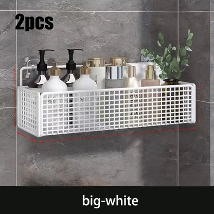 Kitchen Wall Mount Storage Rack Non Perforated Wall Mounted Storage Rack Wall Shelf Spice Rack Kitchen Rack Dish Rack Sink Rack by All Mart Bristol Ltd
