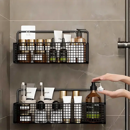 Kitchen Wall Mount Storage Rack Non Perforated Wall Mounted Storage Rack Wall Shelf Spice Rack Kitchen Rack Dish Rack Sink Rack by All Mart Bristol Ltd