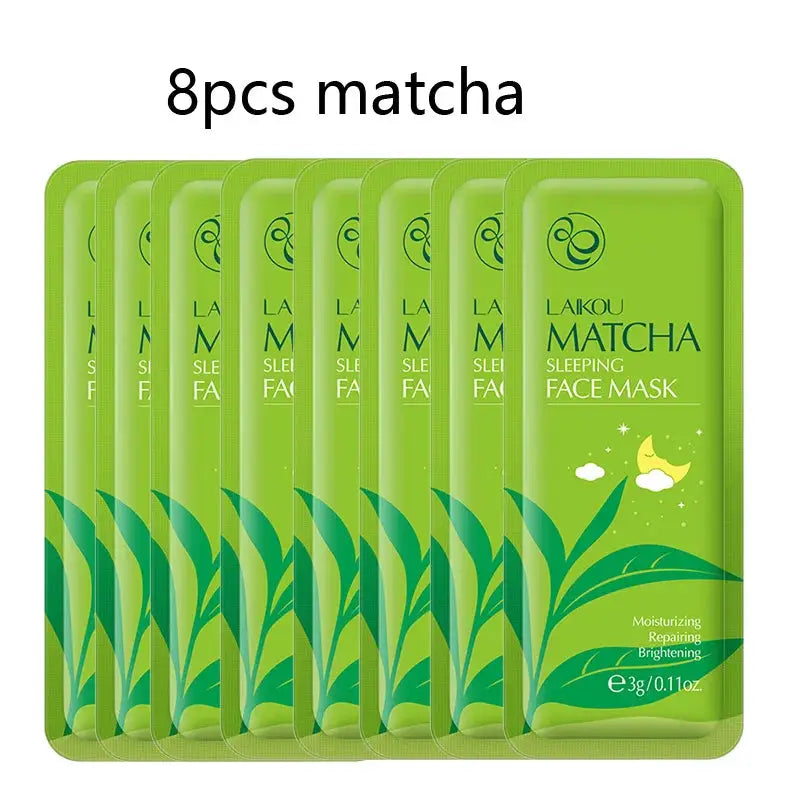 8pcs LAIKOU Moisturizing Facial Mask Hydrating Sleeping Face Sheet Masks Face Mask Beauty Korean Skin Care Products by All Mart Bristol Ltd
