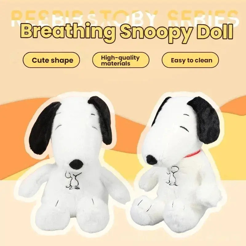 2025 Glowing Breathing Snoopy Plush Toy Baby Sleep Aid Cute Calming Stuffed Animal Kids Bedtime Gift by All Mart Bristol Ltd