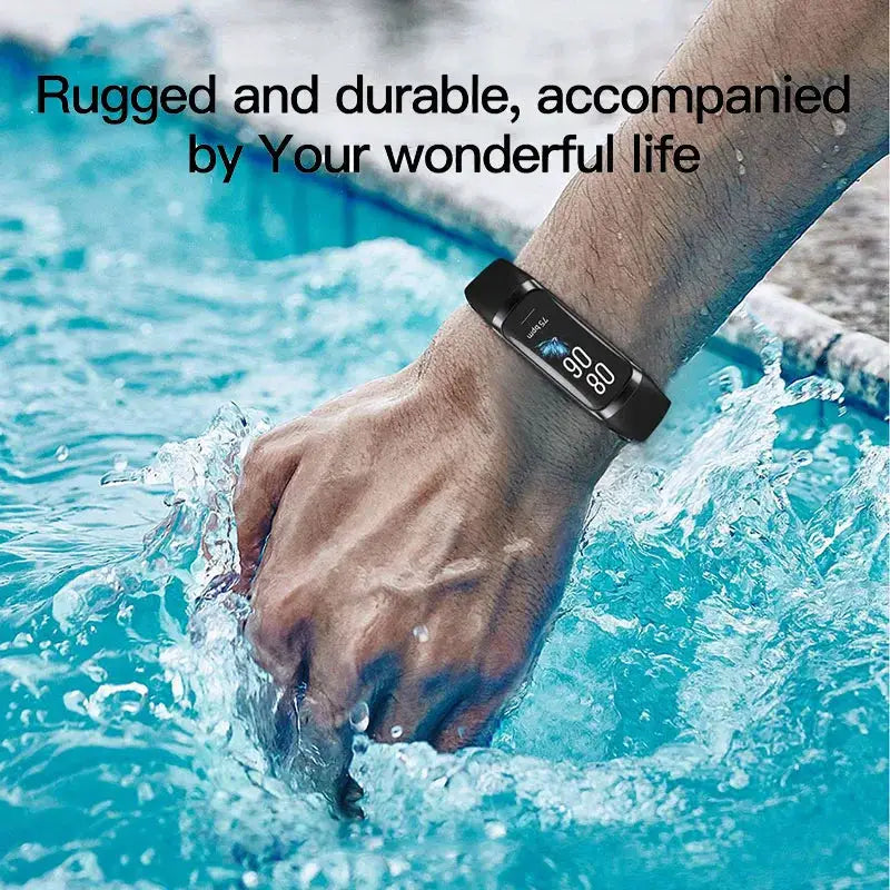 XIAOMI Amoled Smart Watch Smartwatch Band Women Heart Rate Blood Wartch Waterproof Connected Smart Bracelet Sport Tracker by All Mart Bristol Ltd