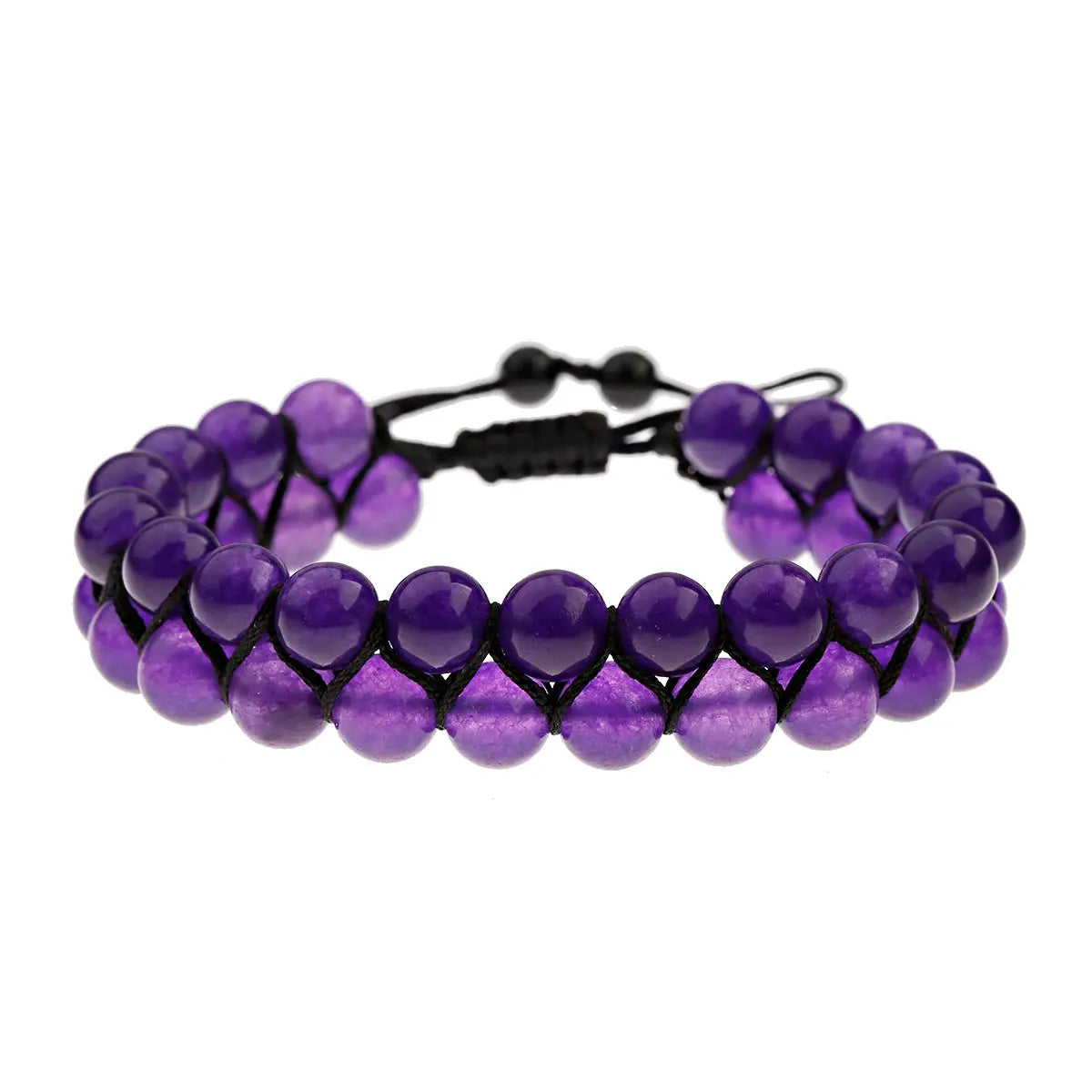Fashion Men Bracelets Hematite Tiger Eye Double Layer Row Bracelets Pulsera Hombre Magnetic Health Protection Healing Bracelets by All Mart Bristol Ltd