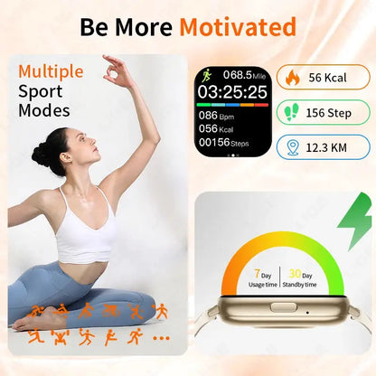 1.83" HD Large Screen 2026 New Smart Watch Bluetooth Call Heart Rate Monitoring Smartwatch Multiple Sport Mode Fitness Bracelet by All Mart Bristol Ltd