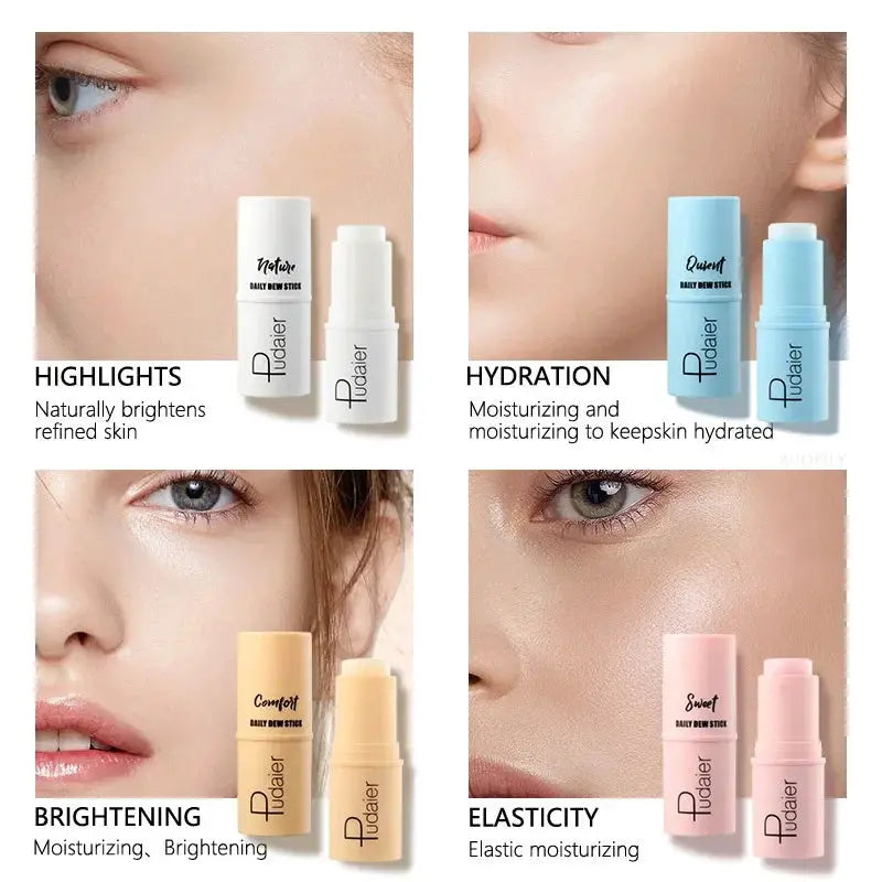 Korean Hydrating Multifunctional Moisture Makeup Primer Stick Smooth Cream Moisturizing Balm Even Skin Tone Care Cream Cosmetics by All Mart Bristol Ltd