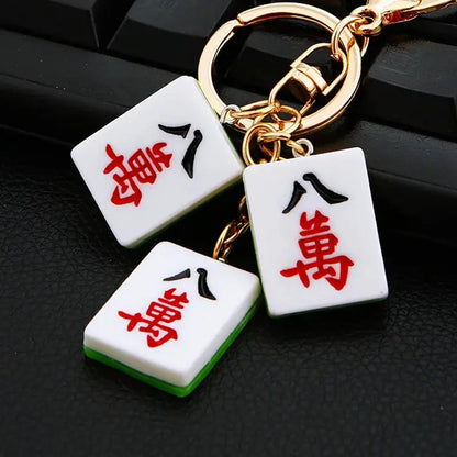 luxury keychains China Mahjong Car Keychain Key ring accessories keychains for women's keys by All Mart Bristol Ltd