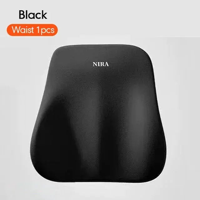 Memory Foam Car Universal Headrest Lumbar Cushion Back Cushion Lumbar Pillow Car Comfort Neck Pillow Car General Accessories by All Mart Bristol Ltd