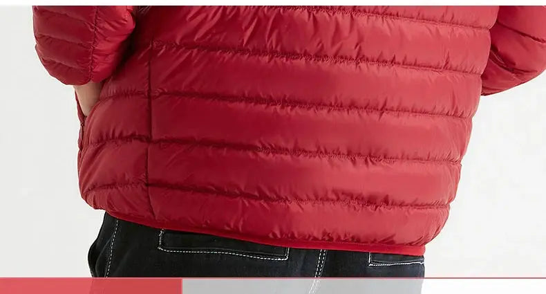 Man 90% Duck Down Hooded Jacket Winter Autumn Coat Men Ultra Light Jackets Warm Outwear Parkas Outdoors Campaign Clothes by All Mart Bristol Ltd