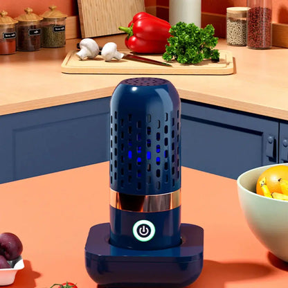 Vegetable Cleaning Machine Capsule Shape Portable Ultrasonic Wireless Fruit Food Purifier Household Kitchen Food Cleaner Machine by All Mart Bristol Ltd