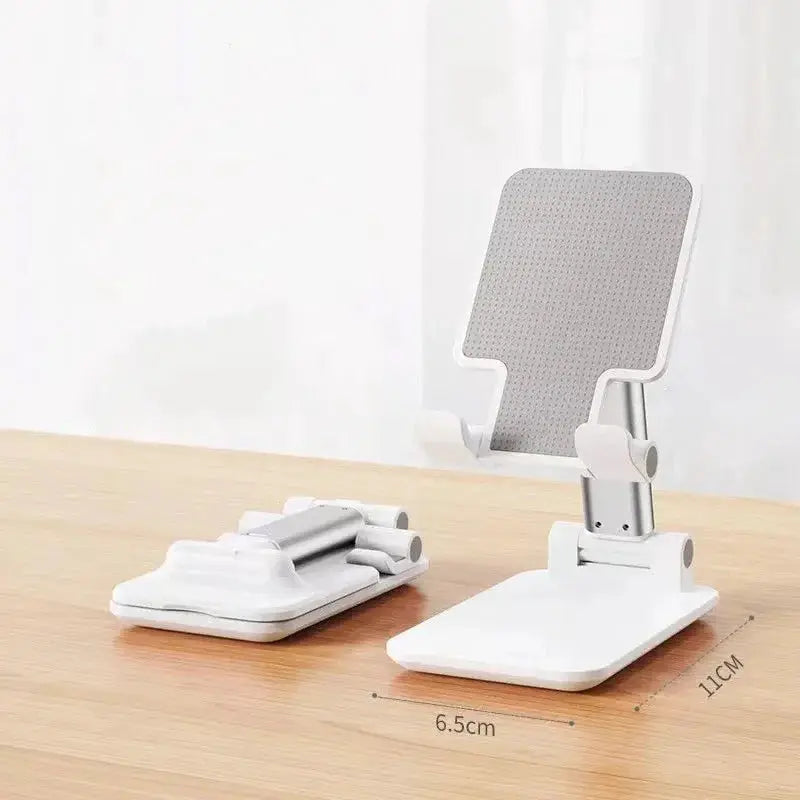 Foldable Desk Mobile Phone Holder Stand For IPhone IPad Xiaomi Adjustable Desktop Tablet Holder Universal Table Cell Phone Stand by All Mart Bristol Ltd