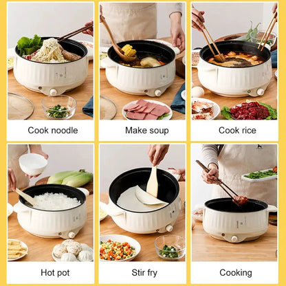 1.7L Electric Multicooker Non-Stick Pot for Small Kitchens by All Mart Bristol Ltd