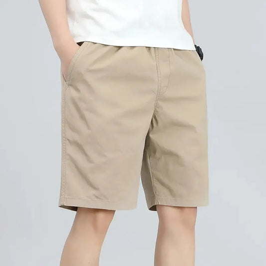 Mens Light Weight Cotton Shorts Summer Casual Shorts Baggy Sports Gym Work Shorts Wide Leg by All Mart Bristol Ltd
