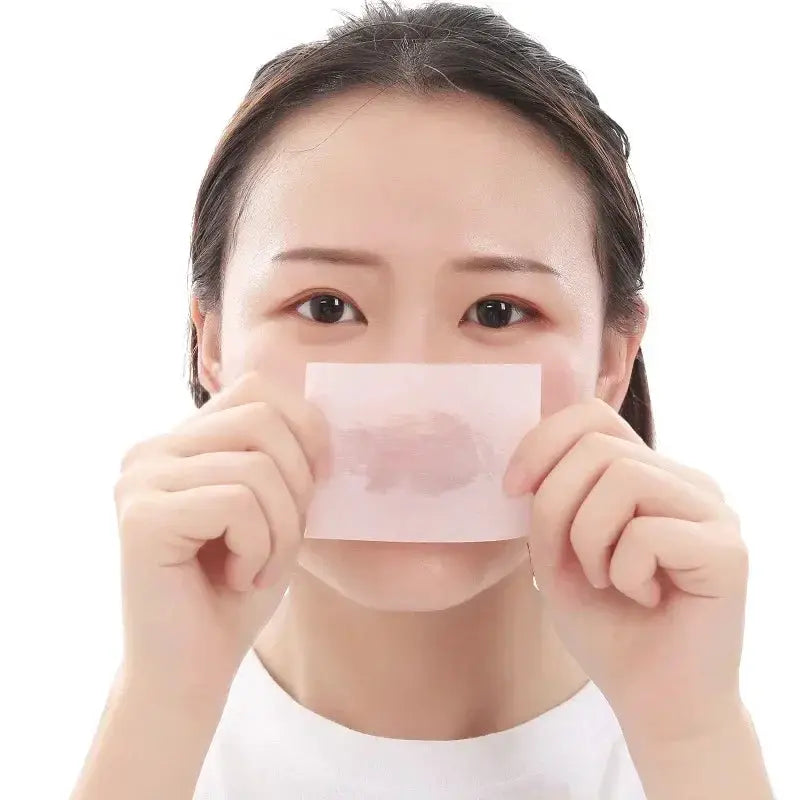 100Pcs/box Face Oil Blotting Paper Protable Matting Face Wipes Facial Cleanser Oil Control Oil-absorbing Face Cleaning Tools New by All Mart Bristol Ltd