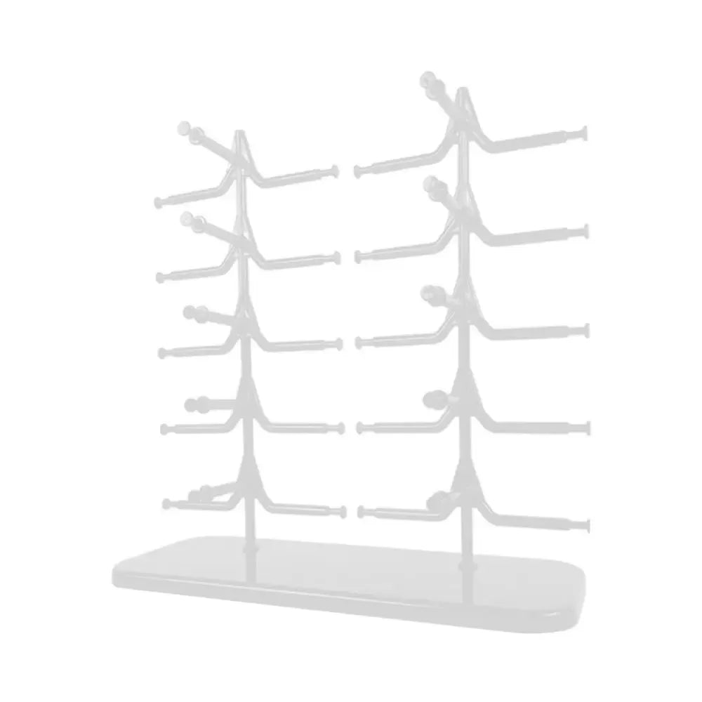 5/10 Pairs Glasses Display Stand Sunglasses Rack Shelf Eyewear Eyeglasses Frame Organizer Show Holder Tray 5 Layer Space Saving by All Mart Bristol Ltd