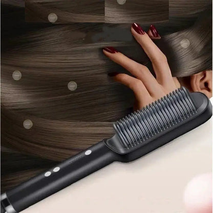 Electric Hair Straightener Brush Professional Fashion Fast Heating Ceramic Hair Straightener by All Mart Bristol Ltd