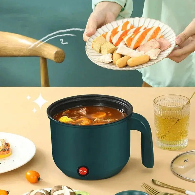 1.8L Electric Mini Rice Cooker Multifunction Non-Stick Cooking Pot by All Mart Bristol Ltd
