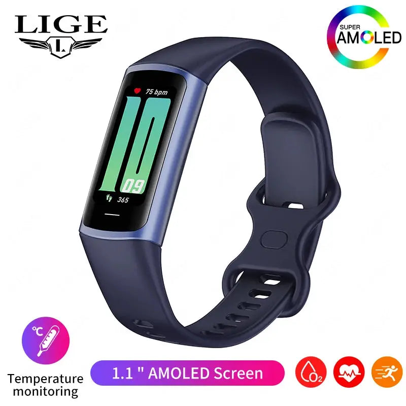 2025 Sport Smart Bracelet Fitness Tracker For Man Women Band Waterproof Connected Phone Tracker Men Smart Watch For Android ios by All Mart Bristol Ltd