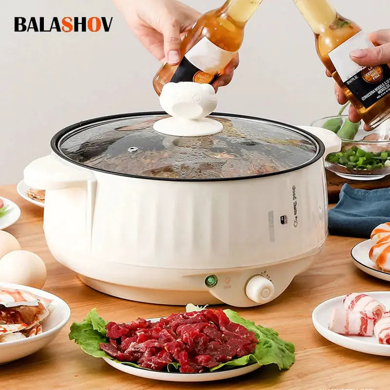 1.7L Electric Multicooker Non-Stick Pot for Small Kitchens by All Mart Bristol Ltd