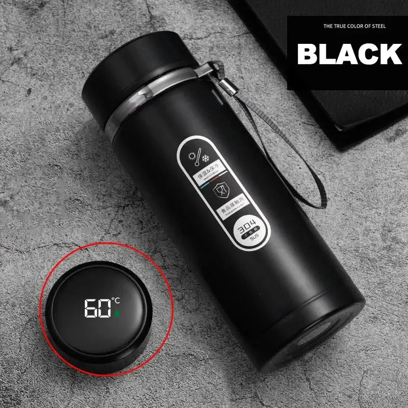 500ML-1Liter Stainless Steel Thermos Bottle with LED Temperature Display Sus304 Tea Water Bottle Vacuum Flask Portable Cups by All Mart Bristol Ltd