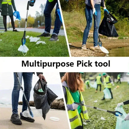 Foldable Gripper Extende Spring Grip Trash Pick Up Claw Mobility Aid Outdoor Indoor Portable Cleaning Tools for Elderly Home Use by All Mart Bristol Ltd