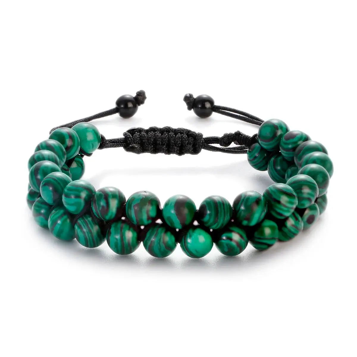 Fashion Men Bracelets Hematite Tiger Eye Double Layer Row Bracelets Pulsera Hombre Magnetic Health Protection Healing Bracelets by All Mart Bristol Ltd