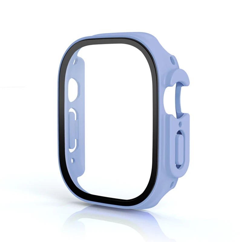 Glass+case For Apple Watch Ultra 49mm PC Bumper+Screen Protector Tempered luxury box Cover for apple watch ultra 2 Accessories by All Mart Bristol Ltd
