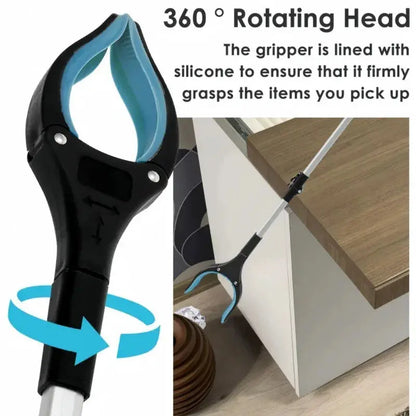 Foldable Gripper Extende Spring Grip Trash Pick Up Claw Mobility Aid Outdoor Indoor Portable Cleaning Tools for Elderly Home Use by All Mart Bristol Ltd