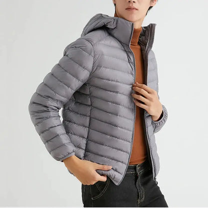 Man 90% Duck Down Hooded Jacket Winter Autumn Coat Men Ultra Light Jackets Warm Outwear Parkas Outdoors Campaign Clothes by All Mart Bristol Ltd