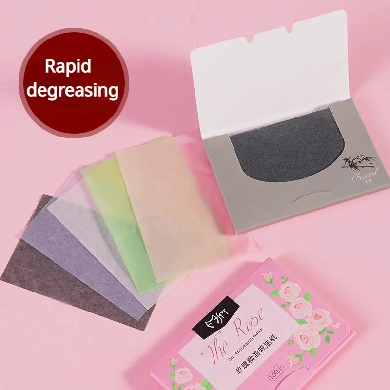 5 Box Matte Face Wipes Oil Control Oil-absorbing Face Cleaning Beauty Makeup Tools Accessories Facial Oil Blotting Sheets Paper by All Mart Bristol Ltd