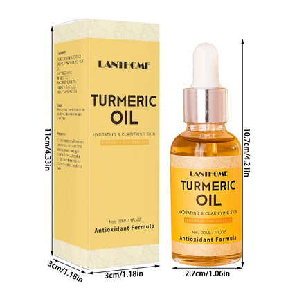 30ml Turmeric Oil Facial Turmeric Serums Deep Moisture Serums Turmeric Freckle Whitening Serum Nourish Smooth Face Skin Care by All Mart Bristol Ltd